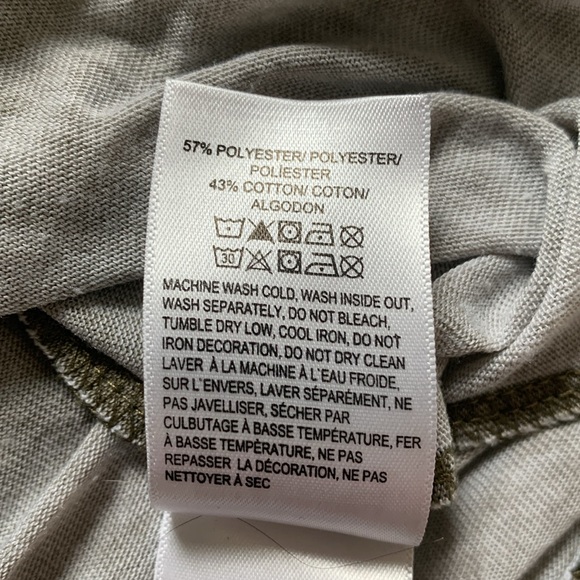 LUCKY BRAND Gray (greenish tint) Tee - Picture 3 of 3